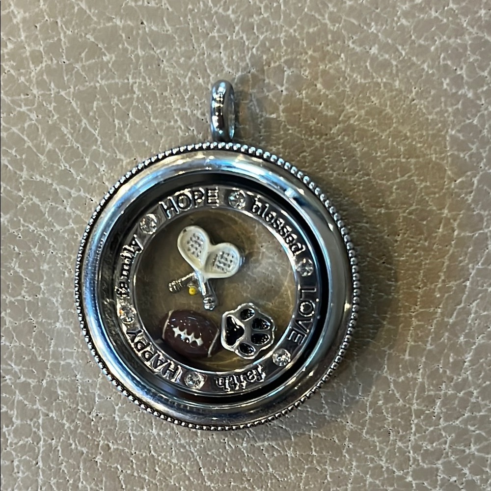 Origami Owl Medium Silver Living Locket